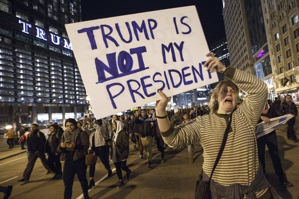 Protests-Erupt-Around-Country-Day-After-Donald-Trump-Elected-President