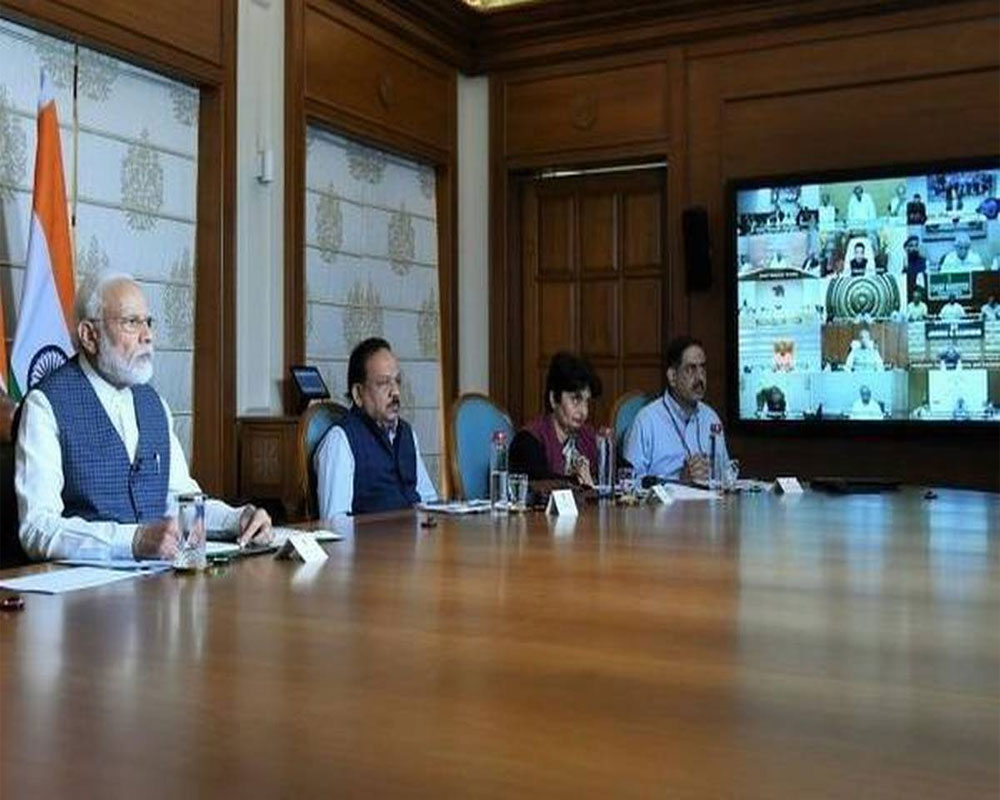pm-modi-holds-video-conference-with-cms-on-coronavirus-2020-04-02